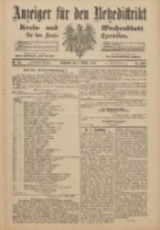 Anzeiger f&uuml;r den Netzedistrikt Kreis- und Wochenblatt f&uuml;r den Kreis Czarnikau 1900.10.06 Jg.48 Nr116