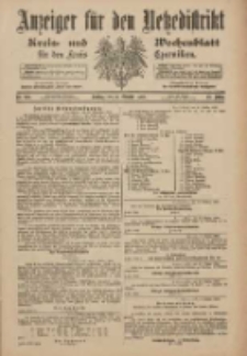 Anzeiger für den Netzedistrikt Kreis- und Wochenblatt für den Kreis Czarnikau 1900.10.16 Jg.48 Nr120