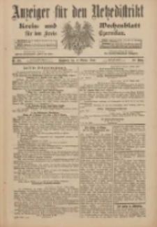 Anzeiger f&uuml;r den Netzedistrikt Kreis- und Wochenblatt f&uuml;r den Kreis Czarnikau 1900.10.27 Jg.48 Nr125