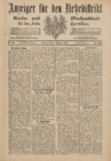 Anzeiger f&uuml;r den Netzedistrikt Kreis- und Wochenblatt f&uuml;r den Kreis Czarnikau 1900.11.03 Jg.48 Nr128