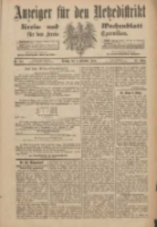 Anzeiger f&uuml;r den Netzedistrikt Kreis- und Wochenblatt f&uuml;r den Kreis Czarnikau 1900.11.06 Jg.48 Nr129