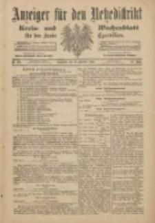 Anzeiger f&uuml;r den Netzedistrikt Kreis- und Wochenblatt f&uuml;r den Kreis Czarnikau 1900.11.30 Jg.48 Nr136