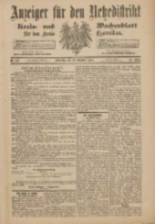 Anzeiger f&uuml;r den Netzedistrikt Kreis- und Wochenblatt f&uuml;r den Kreis Czarnikau 1900.11.29 Jg.48 Nr138
