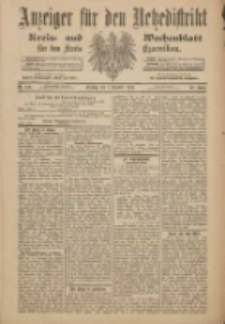 Anzeiger für den Netzedistrikt Kreis- und Wochenblatt für den Kreis Czarnikau 1900.12.04 Jg.48 Nr140