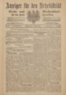 Anzeiger f&uuml;r den Netzedistrikt Kreis- und Wochenblatt f&uuml;r den Kreis Czarnikau 1900.12.08 Jg.48 Nr142