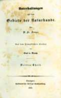 Unterhaltungen aus dem Gebiete der Naturkunde. Th.3