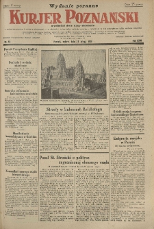 Kurier Poznański 1931.02.21 R.26 nr 83
