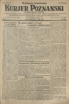 Kurier Poznański 1931.02.21 R.26 nr 84