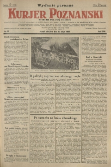 Kurier Poznański 1931.02.22 R.26 nr 85