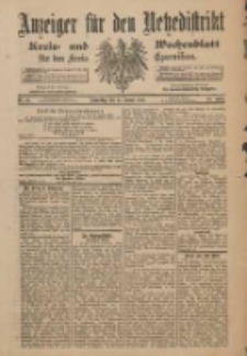 Anzeiger f&uuml;r den Netzedistrikt Kreis- und Wochenblatt f&uuml;r den Kreis Czarnikau 1901.01.31 Jg.49 Nr13