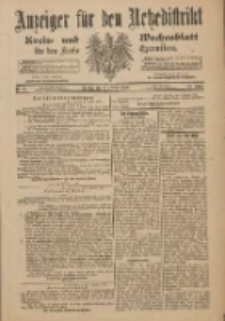 Anzeiger f&uuml;r den Netzedistrikt Kreis- und Wochenblatt f&uuml;r den Kreis Czarnikau 1901.02.05 Jg.49 Nr15