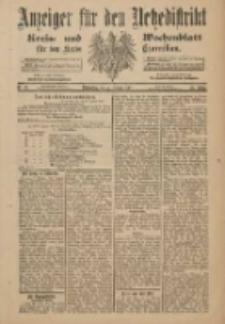 Anzeiger f&uuml;r den Netzedistrikt Kreis- und Wochenblatt f&uuml;r den Kreis Czarnikau 1901.02.07 Jg.49 Nr16
