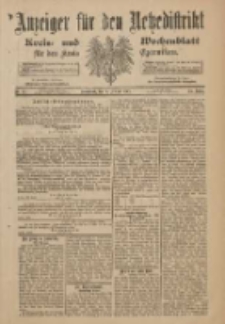 Anzeiger f&uuml;r den Netzedistrikt Kreis- und Wochenblatt f&uuml;r den Kreis Czarnikau 1901.02.09 Jg.49 Nr17