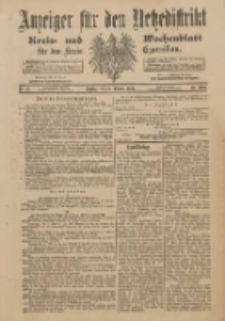 Anzeiger f&uuml;r den Netzedistrikt Kreis- und Wochenblatt f&uuml;r den Kreis Czarnikau 1901.02.12 Jg.49 Nr18