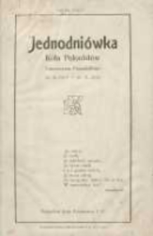 Jednodni&oacute;wka Koła Polonist&oacute;w Uniwersytetu Poznańskiego 29 X 1919 - 29 X 1924