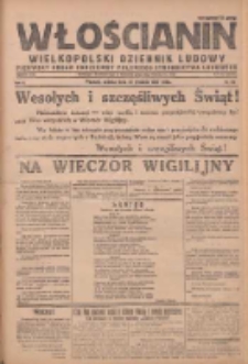 Włościanin: wielkopolski dziennik ludowy: pierwszy organ codzienny Polskiego Stronnictwa Ludowego 1927.12.24 R.9 Nr295