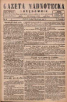 Gazeta Nadnotecka i Orędownik: pismo poświęcone sprawie polskiej na ziemi nadnoteckiej 1926.04.21 R.6 Nr91
