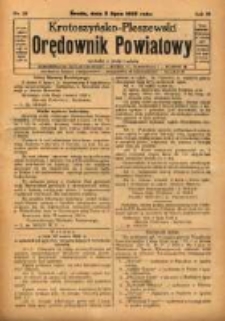 Krotoszyńsko - Pleszewski Orędownik Powiatowy 1929.07.03 R.56 Nr52