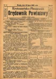 Krotoszyńsko - Pleszewski Orędownik Powiatowy 1929.07.10 R.56 Nr54