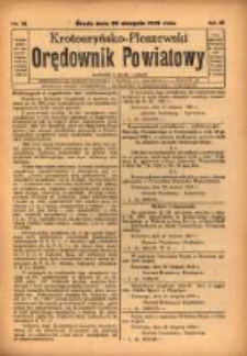 Krotoszyńsko - Pleszewski Orędownik Powiatowy 1929.08.31 R.56 Nr68