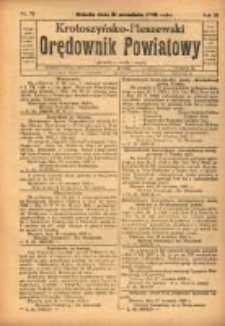 Krotoszyńsko - Pleszewski Orędownik Powiatowy 1929.09.21 R.56 Nr75