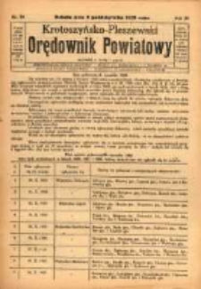 Krotoszyńsko - Pleszewski Orędownik Powiatowy 1929.10.05 R.56 Nr79
