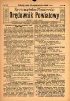 Krotoszyńsko - Pleszewski Orędownik Powiatowy 1929.10.26 R.56 Nr85