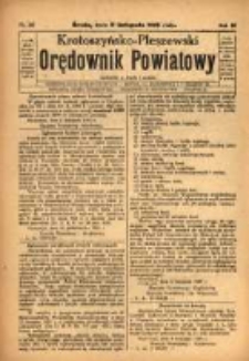 Krotoszyńsko - Pleszewski Orędownik Powiatowy 1929.11.06 R.56 Nr88