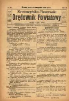 Krotoszyńsko - Pleszewski Orędownik Powiatowy 1929.11.13 R.56 Nr90