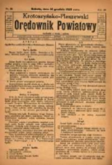 Krotoszyńsko - Pleszewski Orędownik Powiatowy 1929.12.14 R.56 Nr99
