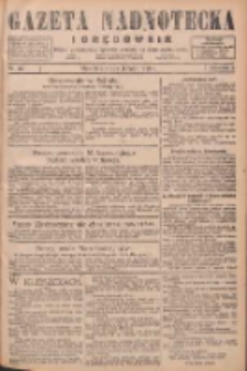 Gazeta Nadnotecka i Orędownik: pismo poświęcone sprawie polskiej na ziemi nadnoteckiej 1926.07.21 R.6 Nr164