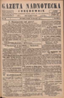 Gazeta Nadnotecka i Orędownik: pismo poświęcone sprawie polskiej na ziemi nadnoteckiej 1926.08.13 R.6 Nr184