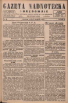Gazeta Nadnotecka i Orędownik: pismo poświęcone sprawie polskiej na ziemi nadnoteckiej 1926.08.18 R.6 Nr188
