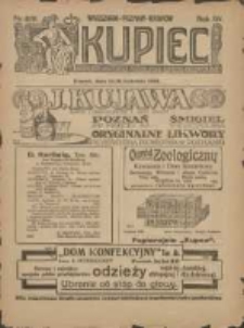 Kupiec: największe i najstarsze polskie pismo kupiecko-przemysłowe: centralny organ urzędowy Związku Towarzystw Kupieckich byłej dzielnicy pruskiej 1920.04.12/19 R.14 Nr15/16