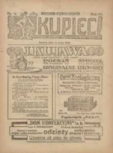 Kupiec: największe i najstarsze polskie pismo kupiecko-przemysłowe: centralny organ urzędowy Związku Towarzystw Kupieckich byłej dzielnicy pruskiej 1920.05.11 R.14 Nr19