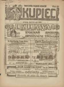 Kupiec: największe i najstarsze polskie pismo kupiecko-przemysłowe: centralny organ urzędowy Związku Towarzystw Kupieckich byłej dzielnicy pruskiej 1920.05.25 R.14 Nr21