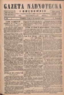 Gazeta Nadnotecka i Orędownik: pismo poświęcone sprawie polskiej na ziemi nadnoteckiej 1926.09.23 R.6 Nr218