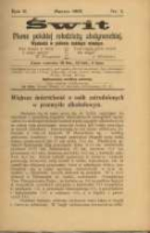 Świt. R. 2, 1909, nr 3