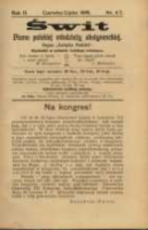 Świt. R. 2, 1909, nr 6-7