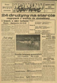Nowiny Sportowe. Tygodniowy dodatek Głosu Wielkopolskiego. 1947.03.31 R.1 nr1