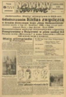 Nowiny Sportowe. Tygodniowy dodatek Głosu Wielkopolskiego. 1947.05.05 R.1 nr6