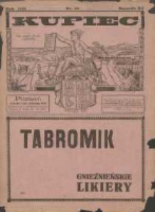 Kupiec: największe i najstarsze polskie pismo kupiecko-przemysłowe: centralny organ urzędowy Związku Towarzystw Kupieckich byłej dzielnicy pruskiej 1921.06.07 R.15 Nr23