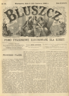 Bluszcz. Pismo tygodniowe ilustrowane dla kobiet. 1898.06.11 (23) R.34 nr25