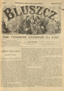 Bluszcz. Pismo tygodniowe ilustrowane dla kobiet. 1898.07.09 (21) R.34 nr29