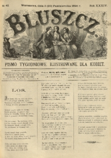 Bluszcz. Pismo tygodniowe ilustrowane dla kobiet. 1898.10.08 (20) R.34 nr42