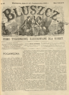 Bluszcz. Pismo tygodniowe ilustrowane dla kobiet. 1898.10.15 (27) R.34 nr43
