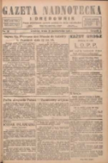 Gazeta Nadnotecka i Orędownik: pismo poświęcone sprawie polskiej na ziemi nadnoteckiej 1926.10.20 R.6 Nr241
