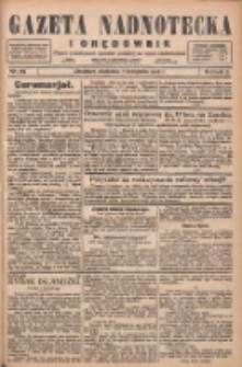 Gazeta Nadnotecka i Orędownik: pismo poświęcone sprawie polskiej na ziemi nadnoteckiej 1926.11.07 R.6 Nr256