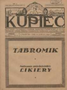 Kupiec: najstarszy i największy Tygodnik Handlowo - Przemysłowy w Polsce; centralny organ Związku Towarzystw Kupieckich Zachodniej Polski 1922.02.09 R.16 Nr6