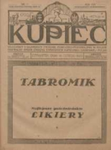 Kupiec: najstarszy i największy Tygodnik Handlowo - Przemysłowy w Polsce; centralny organ Związku Towarzystw Kupieckich Zachodniej Polski 1922.02.16 R.16 Nr7